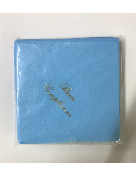TOVAGLIOLI CELESTE cm 25x25 pz 20 CON...