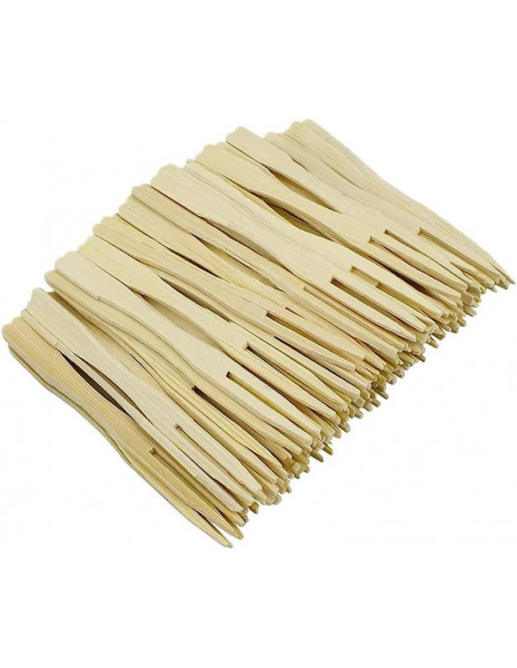 FORCHETTINE BAMBOO cm 9- pz 100