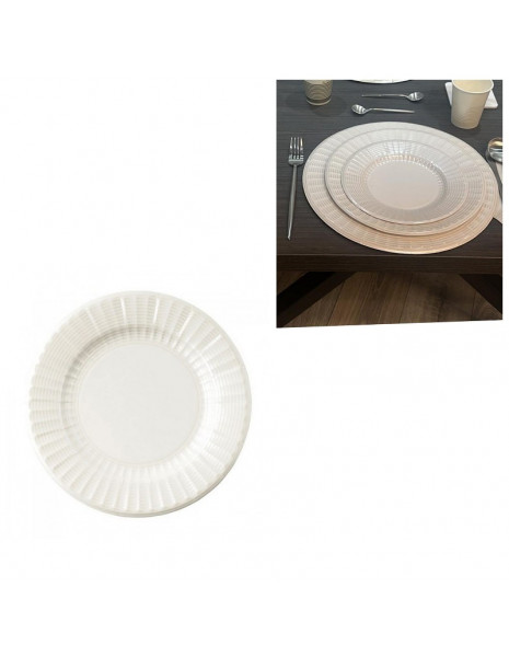 SOTTOPIATTI PZ 6 ELEGANCE PEARL CM33