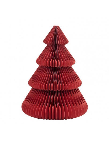 ALBERO IN CARTA CM 80  ROSSO CON...