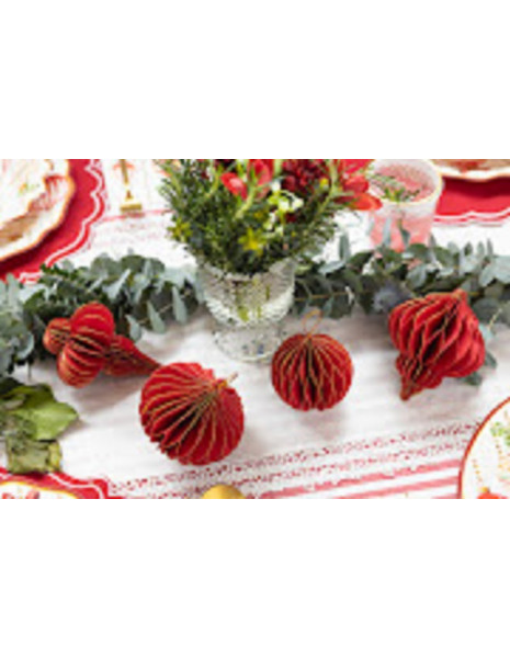 DECORAZIONE ROSSO IN CARTA ASSORTITE...