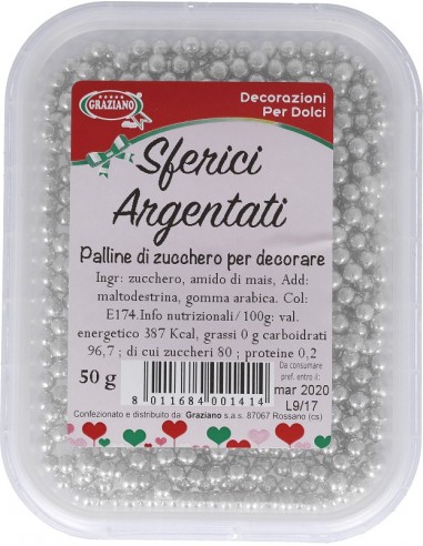 Vendita Perline di zucchero bianche 500 g