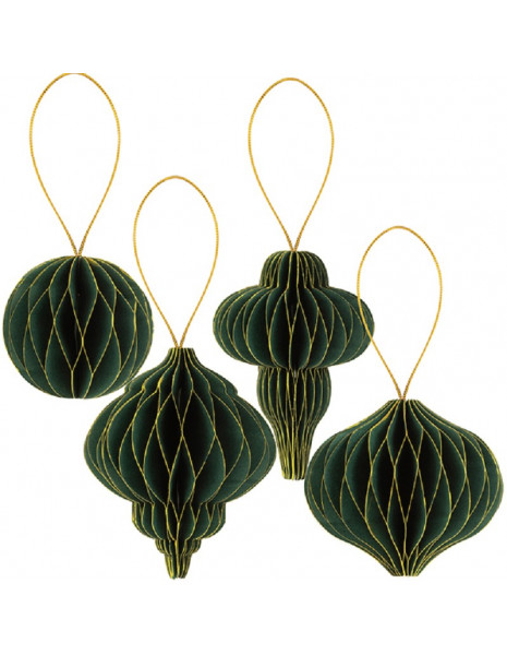 DECORAZIONE VERDE IN CARTA ASSORTITE...