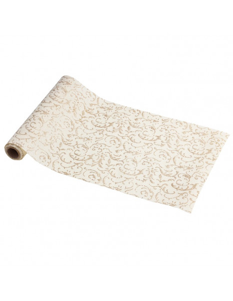 RUNNER CM 30X3M CREMA FOGLIAGE ORO