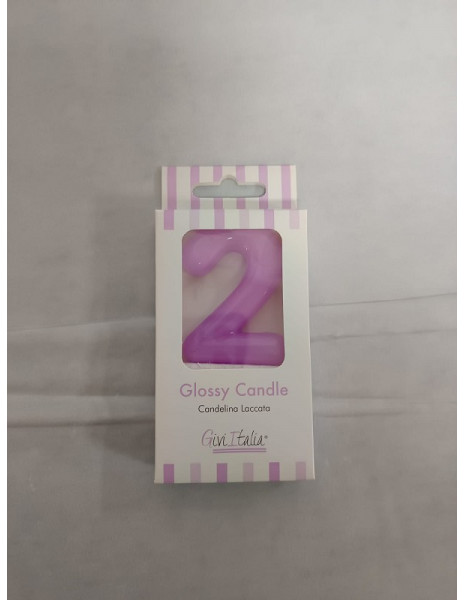 CANDELA LACCATA GLOSS MALVA N.2  CM 10,5
