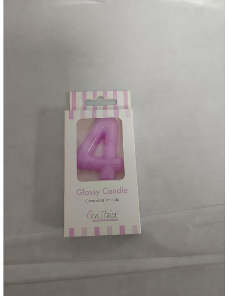 CANDELA LACCATA GLOSS MALVA N.4 CM 10,5