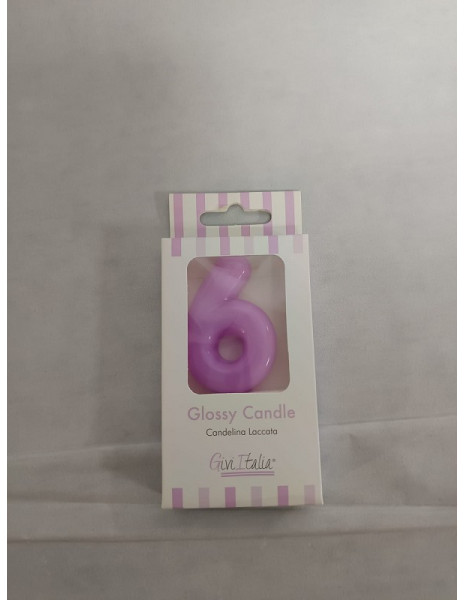 CANDELA LACCATA GLOSS MALVA N.6 CM 10,5