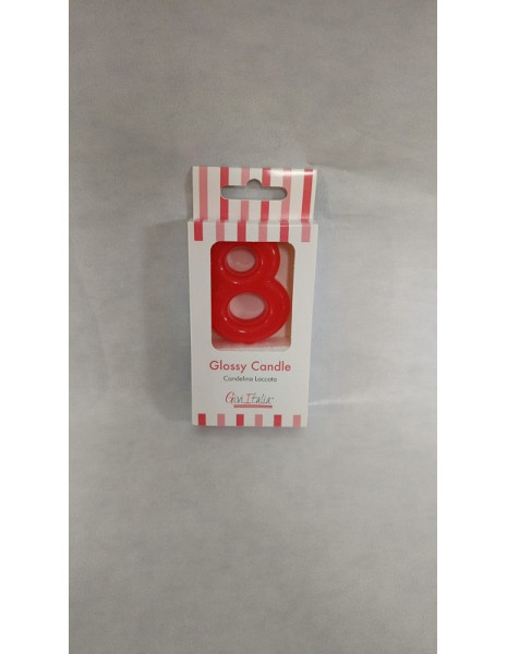 CANDELA LACCATA GLOSS LAMPONE N.8 CM...
