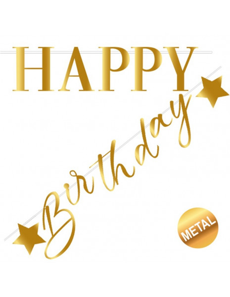 FESTONE HAPPY BIRTHDAY ORO MT 2