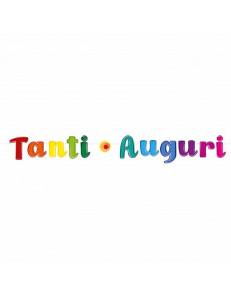 FESTONE TANTI AUGURI COLORS MT 12