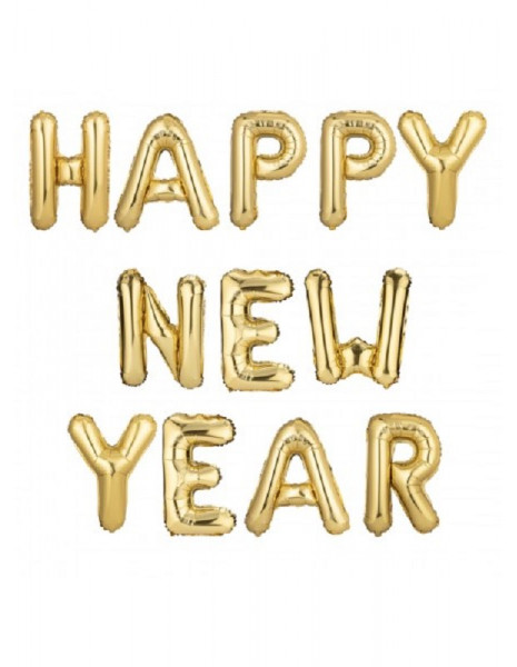SCRITTA PALL. MYLAR HAPPY NEW YEAR...