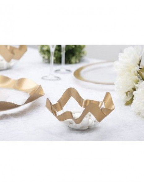 PORTA CONFETTI PET ORO CM 13XH7