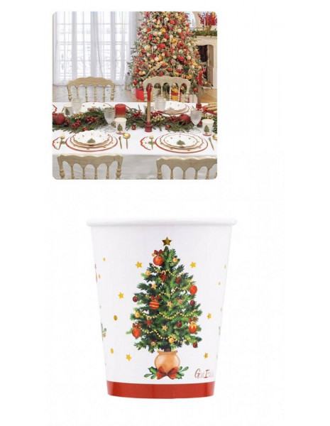 BICCHIERI CHRISTMAS WISHES CC250 PZ 8 