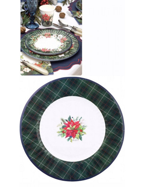 SOTTOPIATTI CM 33 CHRISTMAS IN TARTAN...