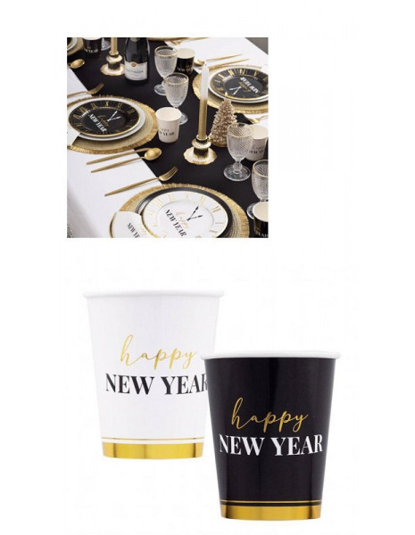 BICCHIERI HAPPY  NEW YEAR CLOCK...