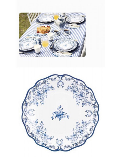 PIATTI NEW LIBERTY BLUE POTTERY CM 27...