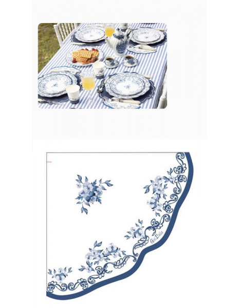 TOVAGLIOLI 33X33 BLUE POTTERY PZ 16