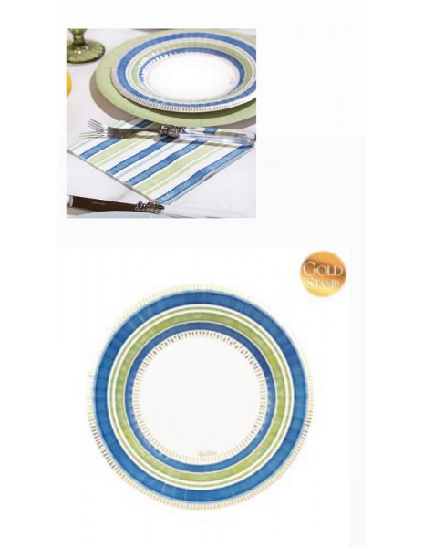 PIATTI CM 23 DESERT BLUE PZ 8