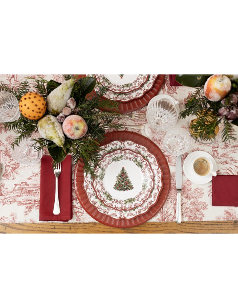 SOTTOPIATTI CHRISTMAS POTTERY CM 33 PZ 6
