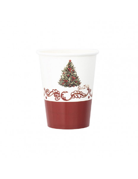 BICCHIERI CC 250 CHRISTMAS POTTERY PZ 8