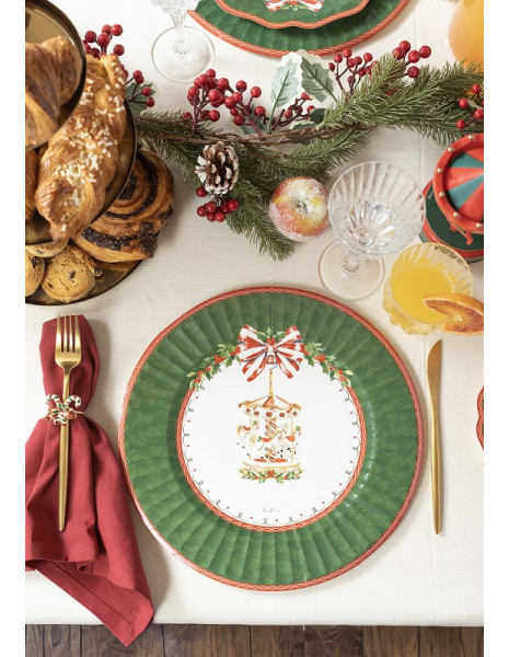 SOTTOPIATTO CM 33 SANTA CAROUSEL PZ 6