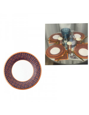 PIATTI CM 27 BLU E ARANCIO...