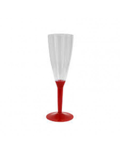 FLUTE BOLLICINE IN PS TRASPARENTE pz 20