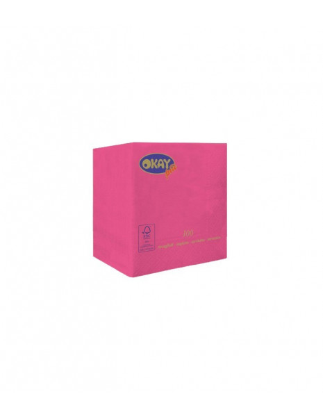 TOVAGLIOLI 25X25 2V/FUXIA pz 50