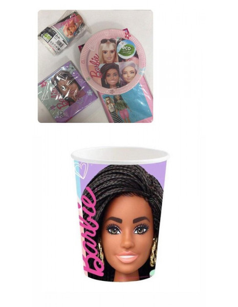 BICCHIERE BARBIE SWEET LIFE PZ 8