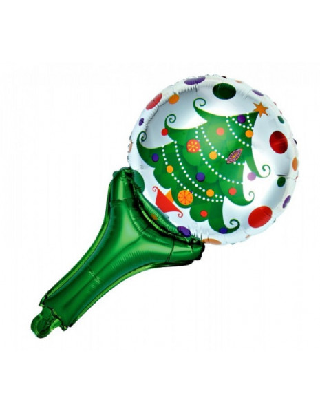 PALLONCINO MYLAR ALBERO DI NATALE 20X11