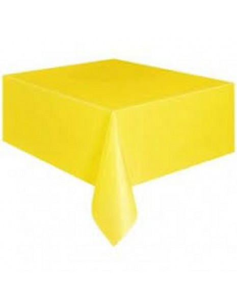 TOVAGLIA IN PLASTICA GIALLO 140CMX240CM 