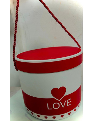 SCATOLA LOVE ROSSA E BIANCA...