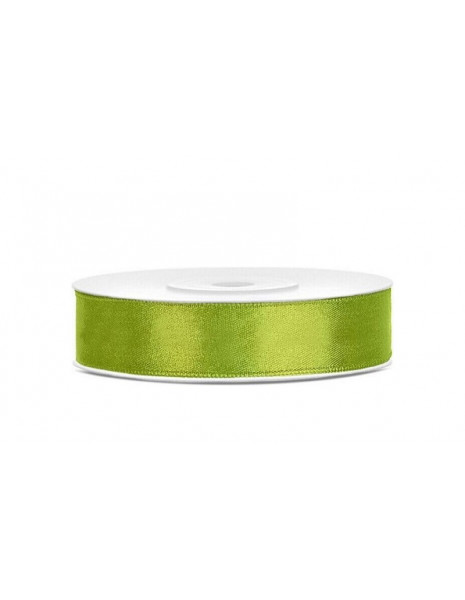 NASTRO DOPPIO RASO MT25X12 MM VERDE MELA