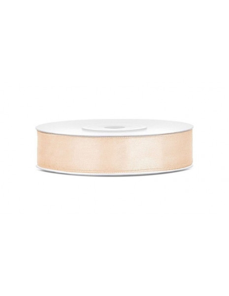 NASTRO DOPPIO RASO MT25X12 MM CREMA 