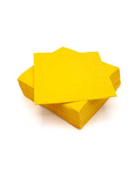 TOVAGLIOLI 25X25 2V/GIALLO pz 50