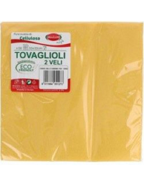 TOVAGLIOLI 25X25 2/V/ORO pz 50
