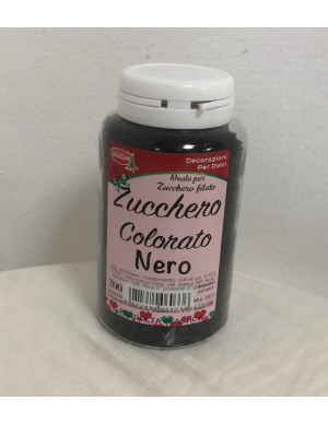 ZUCCHERO COLORATO NERO gr 200