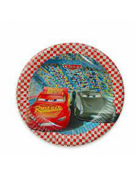PIATTINO CARS - 20 cm - 8pz - MULTICOLOR