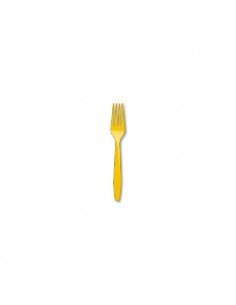FORCHETTE  GIALLO PZ 15