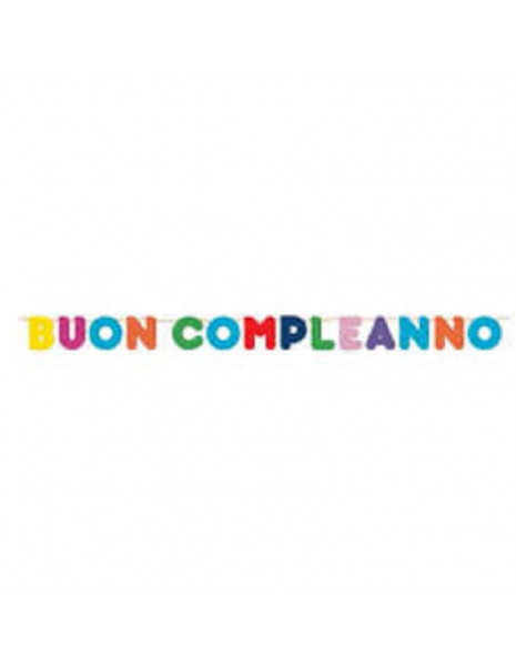 FESTONE BUON COMPLEANNO MT 2,65X15CM