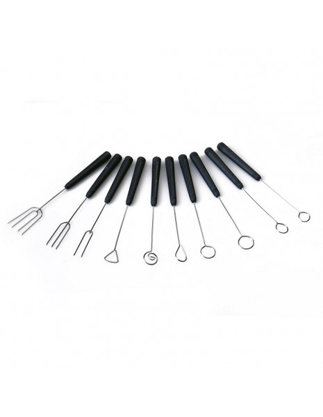 SET 10PZ FORCHETTE PER CIOCCOLATO