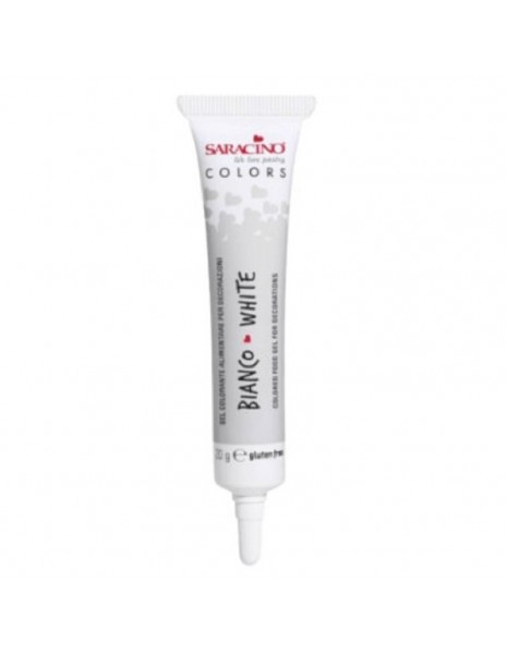COLORANTE IN GEL SARACINO 20 gr- BIANCO
