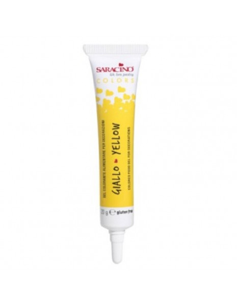 COLORANTE IN GEL SARACINO 20 gr -GIALLO