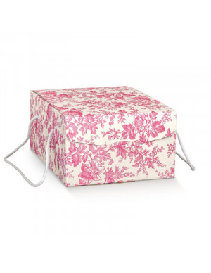 SCATOLA COLOMBA FLOWERS FUXIA