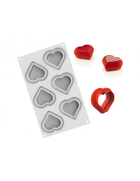 STAMPO IN SILICONE HEARTIX 85STAMPO...