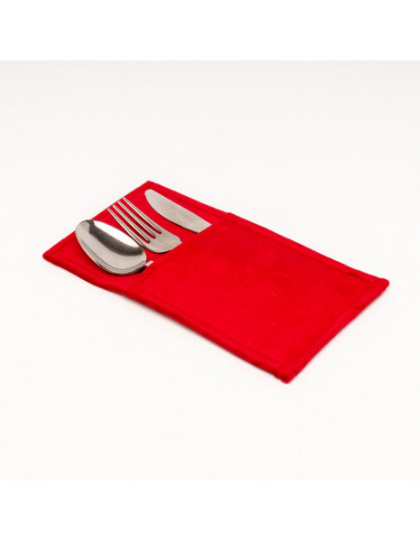 PORTAPOSATE VELLUTO ROSSO CM 13X24