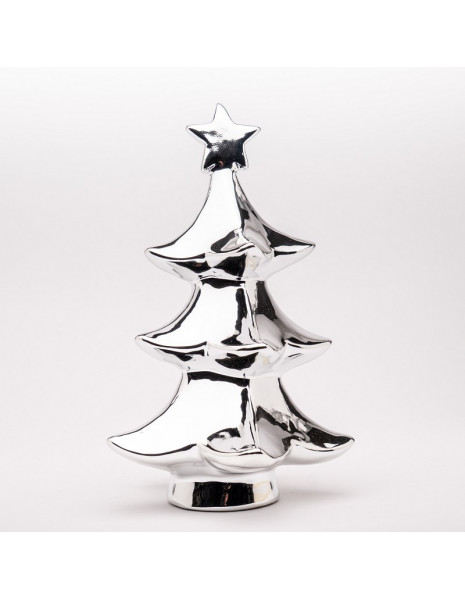 ALBERO CON STELLA COLORE ARGENTO...