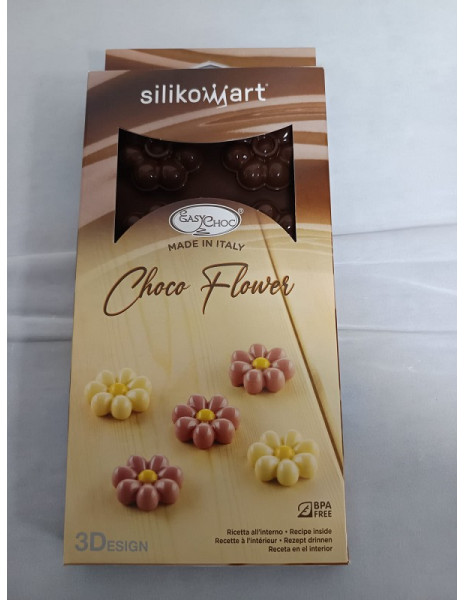 STAMPO IN SILICONE CHOCO FLOWERS