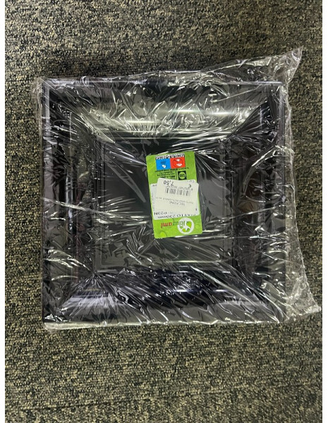 PIATTO 23X23 RIUTILIZZABILE pz.12 NERO