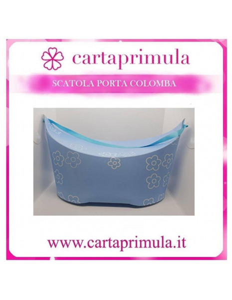 SCATOLA COLOMBA CO-BAG AZZURRO 